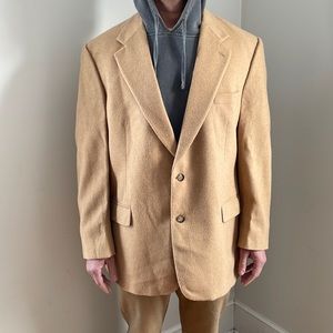 Vintage Brooks Brothers Camelhair Blazer Size 46R